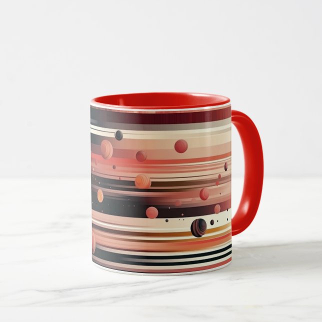 Planetensystem. Es verwendet moderne Designelement Tasse (VorderseiteRechts)