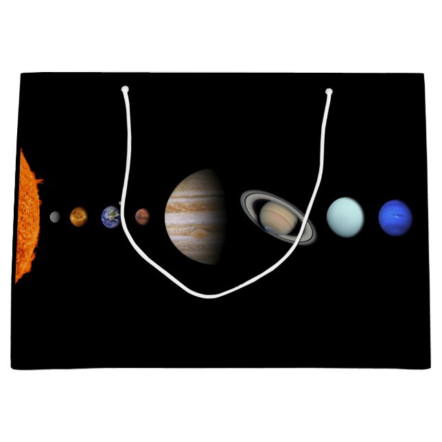 PLANÈTES du grand sac de cadeau de SYSTÈME SOLAIRE (Devant)