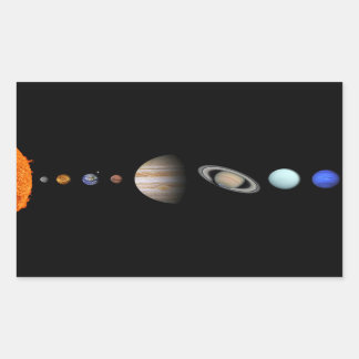 PLANÈTES DU SYSTÈME SOLAIRE Gros Stickers