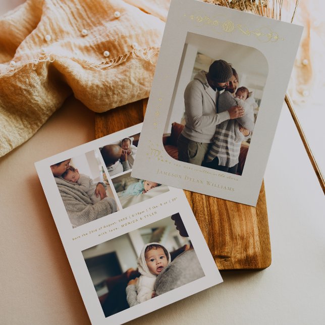 Planètes et étoiles Zodiac | Faire-part de naissan (Créateur téléchargé)