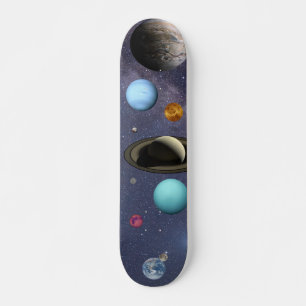 Planètes système solaire Skateboard