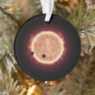 Planètes Transitant Red Nwarf Star Dans Trappist-1