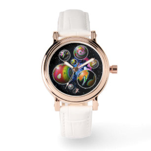 Planetoiden Frauen Armbanduhr