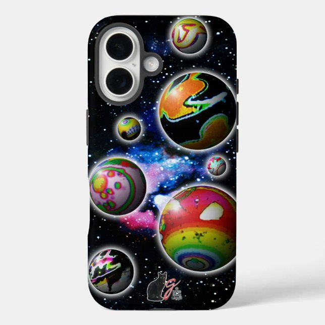 Planetoiden Tough iPhone 16 Hülle (Rückseite)