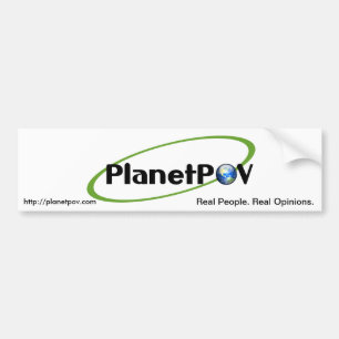 PlanetPOV - Autoaufkleber #1