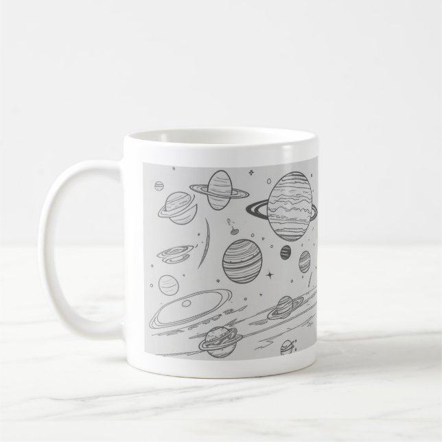 PLANETS Classique Mug (Gauche)