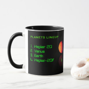 PLANETS-Lineup veranschaulicht die Tasse der Probe