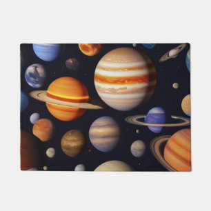 Planets Pattern Fußmatte