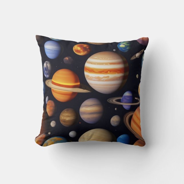 Planets Pattern Kissen (Vorderseite)