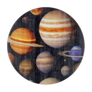 Planets Pattern Schneidebrett