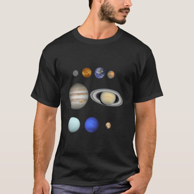 Planets Solar System T-Shirt (Vorderseite)