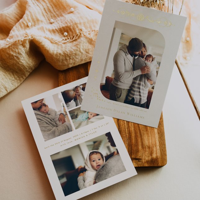 Planets Zodiac | Skorpio - Geburtsankündigung Folieneinladung (Von Creator hochgeladen)