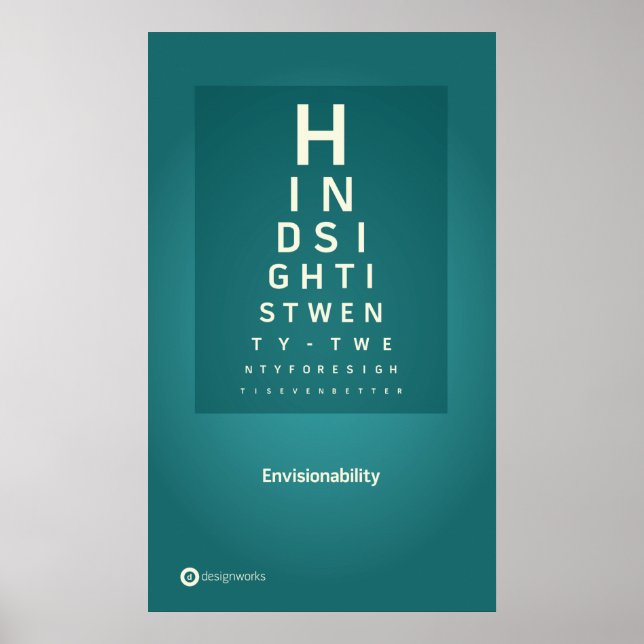 Planierbarkeit 18" x 30" poster (Vorne)
