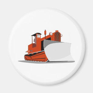PlanierraupenBaugerätmaschinerie Magnet