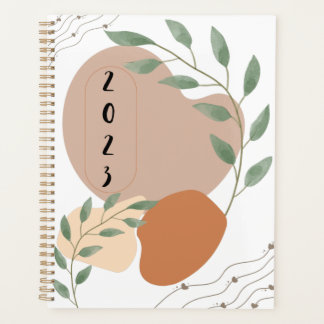 Planificateur 2023-2024 Aquarelle Boho esthétique