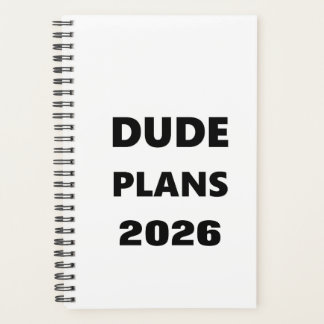 Planificateur 2026 pour hommes Dude Plans Police n