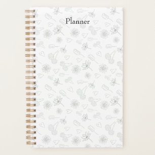 Planificateur à contour floral