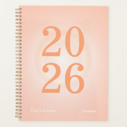 Planificateur annuel grand format Aura Orange