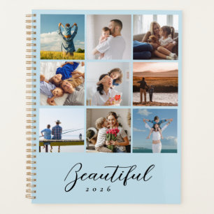 Planificateur annuel personnalisé avec collage de
