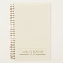 Planificateur annuel personnalisé | Design neutre