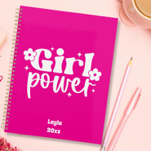 Planificateur annuel personnalisé Girl Power