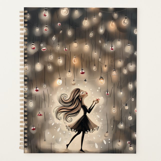 Planificateur avec une cascade de lumières (Devant)