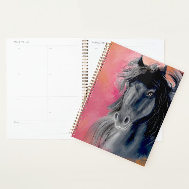 Planificateur Black Stallion (Devant avec enveloppe)