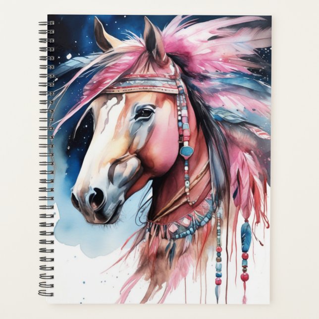Planificateur Boho Horse (Devant)