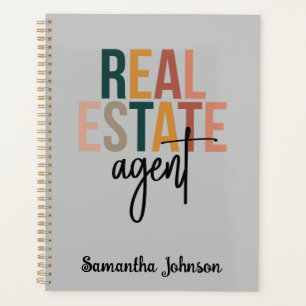Planificateur cadeau de l'agent immobilier Boho pe