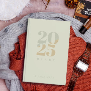 Planificateur Calendrier 2025 minimum d'espace ver