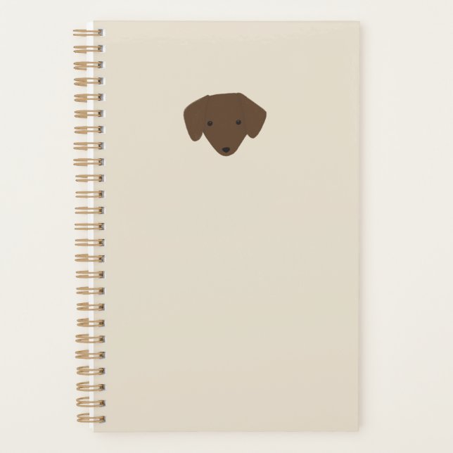 Planificateur Dachshund minimal (Devant)