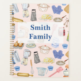 Planificateur d'aquarelle de cuisine personnalisé