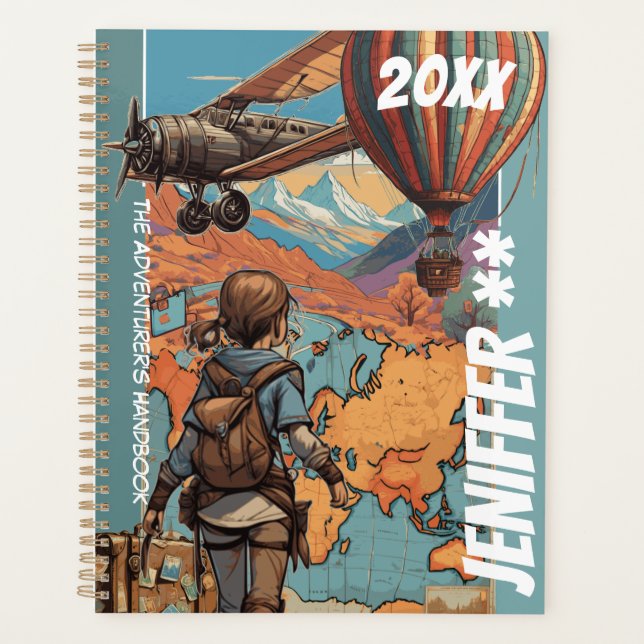 Planificateur d'aventure personnalisé - Journal de (Devant)