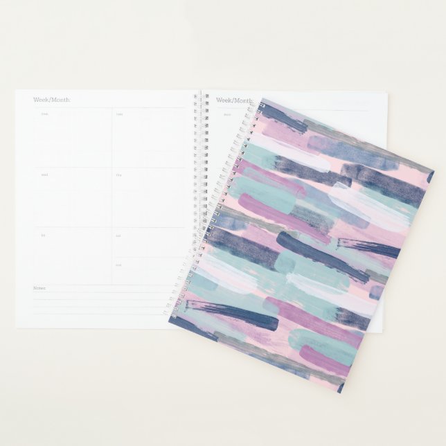 Planificateur de bandes pastel Muet (Devant avec enveloppe)