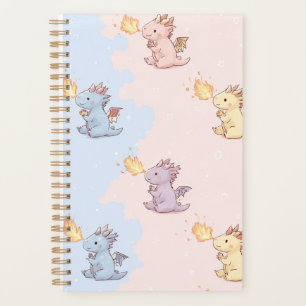 Planificateur de bébé dragon mignon Kawaii qui sou
