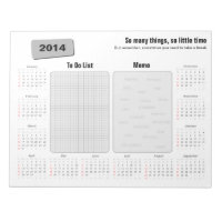 Planificateur de Bloc-notes 2014