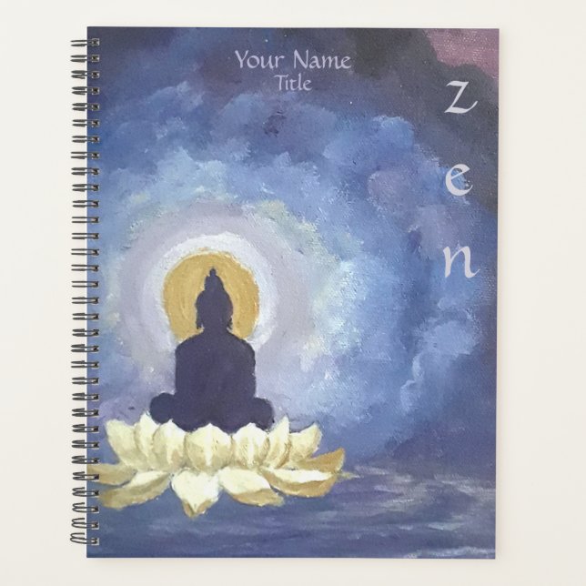 Planificateur de bouddha thaïlandais violet (Devant)