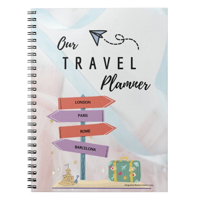 Planificateur de Carnets de voyage (Devant)
