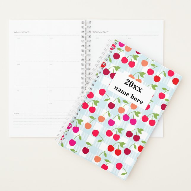 Planificateur de cerises personnalisé (Devant avec enveloppe)