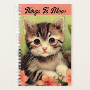Planificateur de chatons vintages