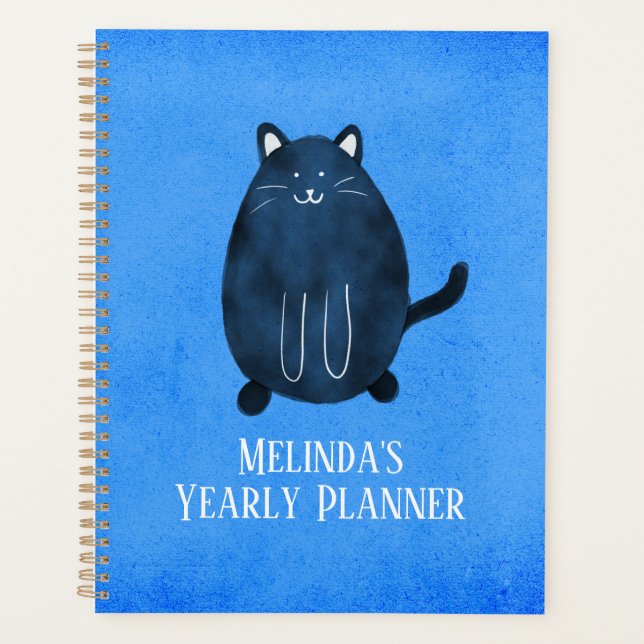 Planificateur de chats de nom personnalisé (Devant)