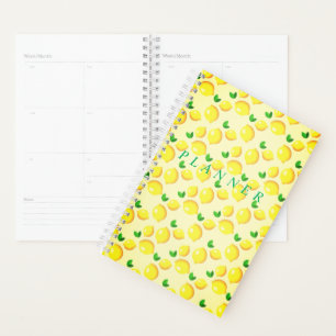 Planificateur de citrons jaunes - Customisé