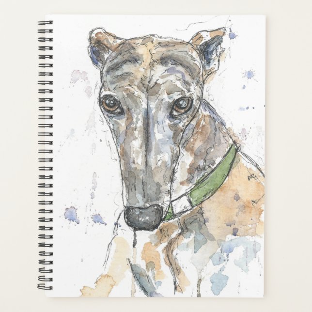 Planificateur de conception de brindle greyhound (Devant)