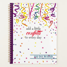 Planificateur de Confettis Colorés