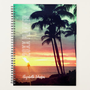 Planificateur de coucher de soleil hawaïen magnifi