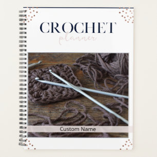 Planificateur de Crochet Or rose