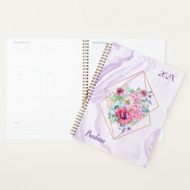 Planificateur de dates annuelles personnalisé (Devant avec enveloppe)