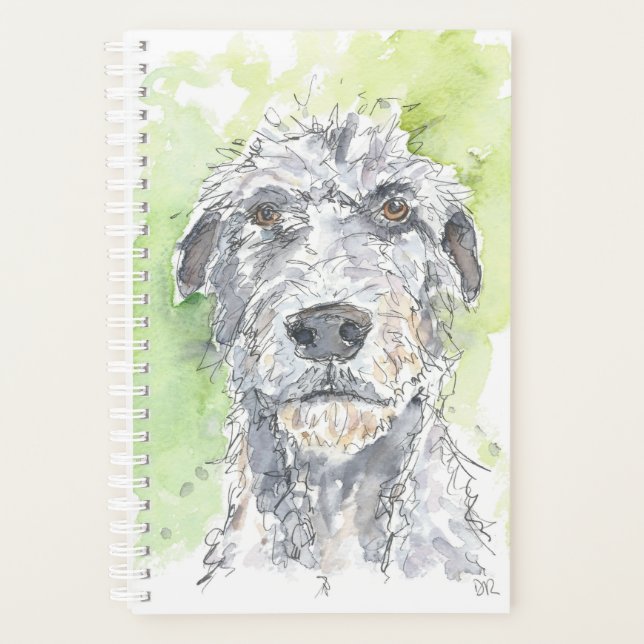 Planificateur de design irlandais Wolfhound. (Devant)