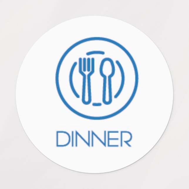 Planificateur de dîner / Sticker organisateur / Ét (Design 1)