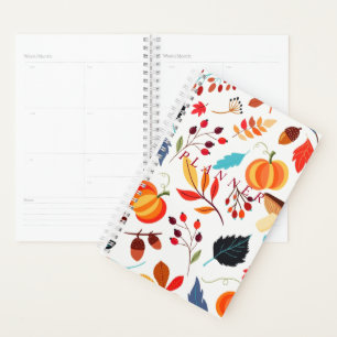 Planificateur de feuilles d'automne